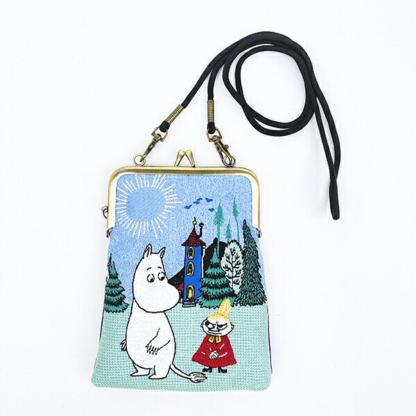 ムーミン 畳刺繍ペンポーチ がま口 MOOMIN