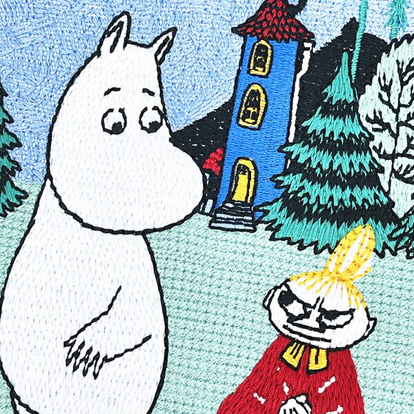 ムーミン 畳刺繍ペンポーチ がま口 MOOMIN