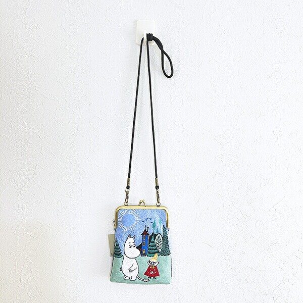 ムーミン 畳刺繍ペンポーチ がま口 MOOMIN