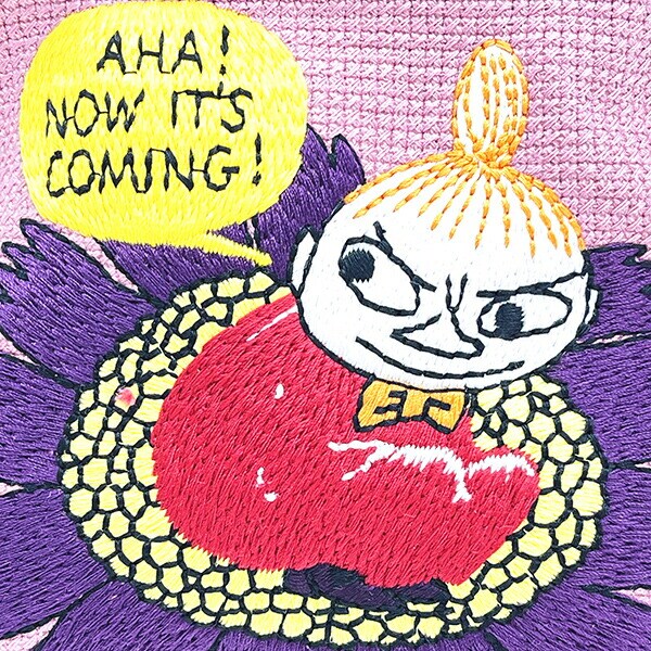 ムーミン リトルミイ 畳刺繍ミニポーチ がま口 MOOMIN