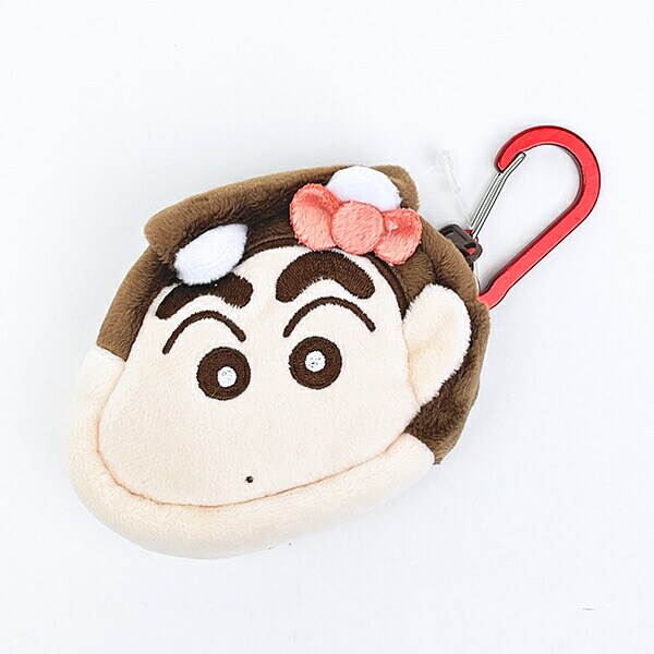 サンリオ ハローキティ × クレヨンしんちゃん カラビナ付きふわミニポーチ sanrio