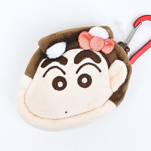 サンリオ ハローキティ × クレヨンしんちゃん カラビナ付きふわミニポーチ sanrio