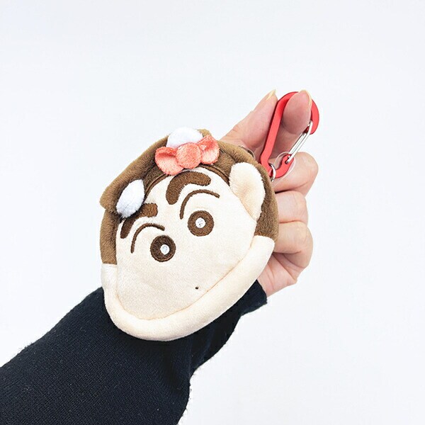 サンリオ ハローキティ × クレヨンしんちゃん カラビナ付きふわミニポーチ sanrio