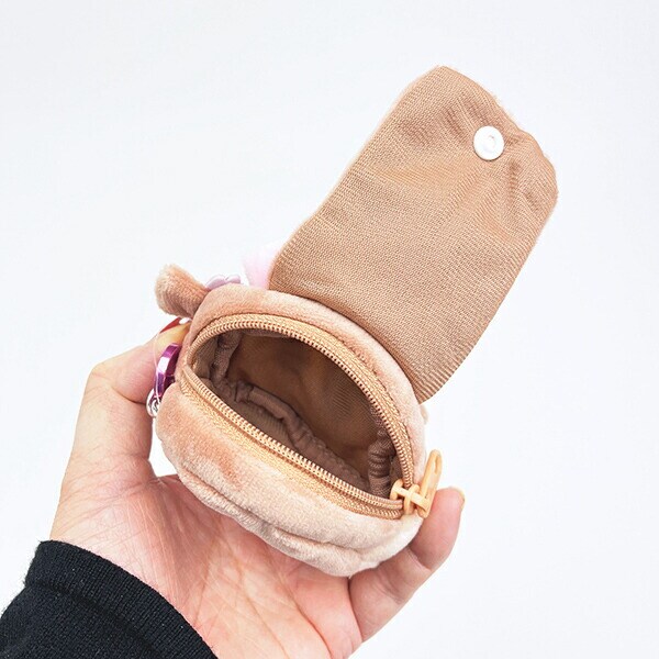 サンリオ マイメロディ × クレヨンしんちゃん ネネちゃん カラビナ付きふわミニポーチ sanrio