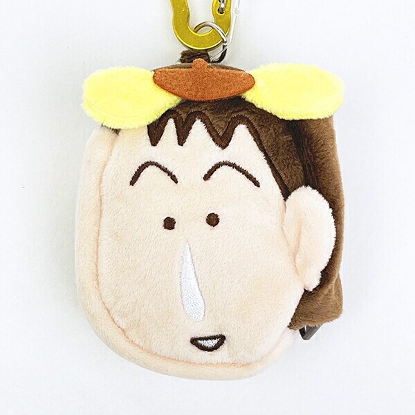 サンリオ ポムポムプリン × クレヨンしんちゃん ボーちゃん カラビナ付きふわミニポーチ sanrio