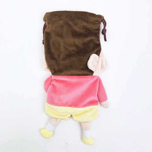 サンリオ バッドばつ丸 × クレヨンしんちゃん ぬいぐるみ巾着 sanrio