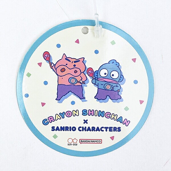 サンリオ ハンギョドン × クレヨンしんちゃん ぶりぶりざえもん ぬいぐるみ巾着 sanrio