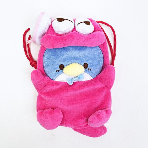 サンリオ タキシードサム × クレヨンしんちゃん ワニ山さん ぬいぐるみ巾着 sanrio