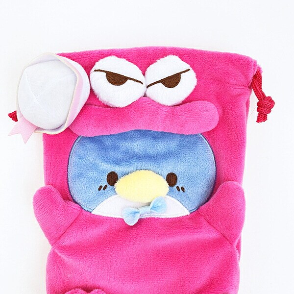 サンリオ タキシードサム × クレヨンしんちゃん ワニ山さん ぬいぐるみ巾着 sanrio