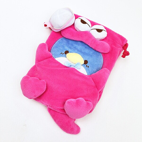 サンリオ タキシードサム × クレヨンしんちゃん ワニ山さん ぬいぐるみ巾着 sanrio