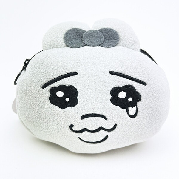 おぱんちゅうさぎ もちもちポーチ モノクロ