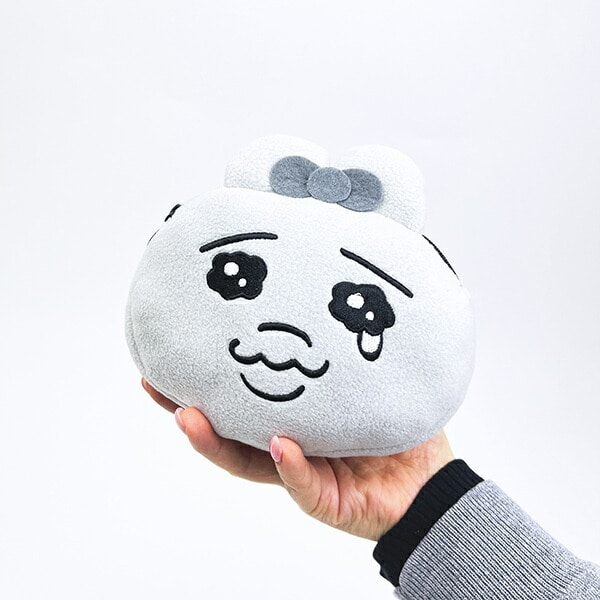 おぱんちゅうさぎ もちもちポーチ モノクロ