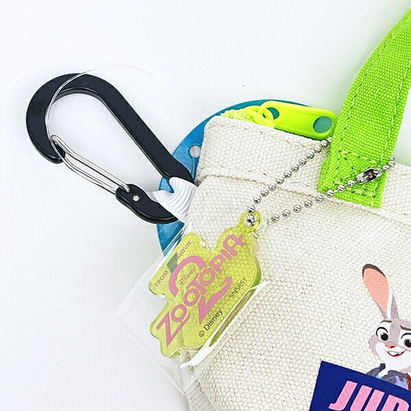 ディズニー ズートピア ニック＆ジュディ カラビナ付きミニバッグポーチ Disney