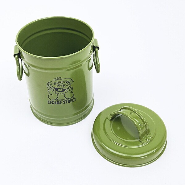 セサミストリート オスカー ダストボックス型ペンスタンド グリーン