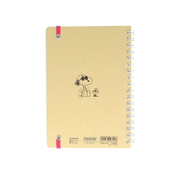 スヌーピー ジョー・クール ＷリングノートＢ6 NLC 日本製 文具 日本製 SNOOPY