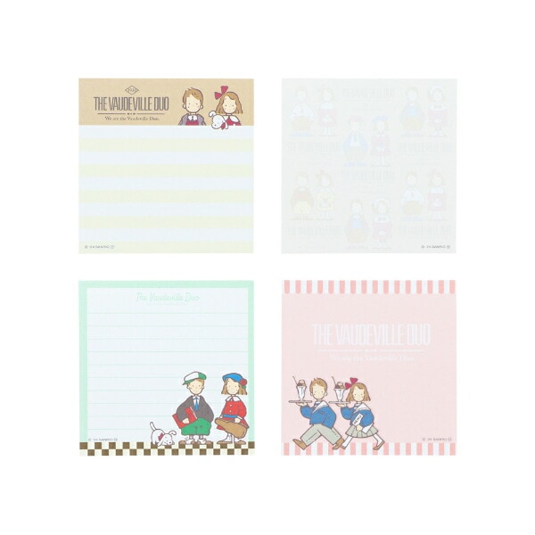 dショッピング |サンリオ ザ ボードビルデュオ スクエアメモ 文具 日本