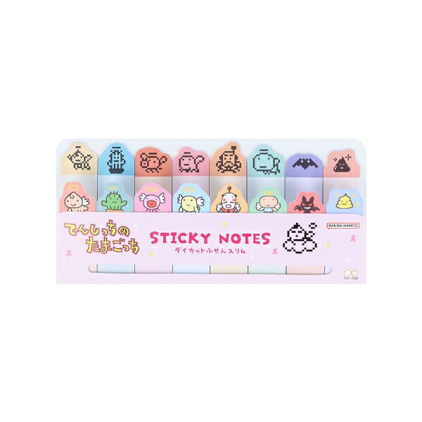 たまごっち てんしっち ダイカット付箋スリム （ピンク） 文具 日本製