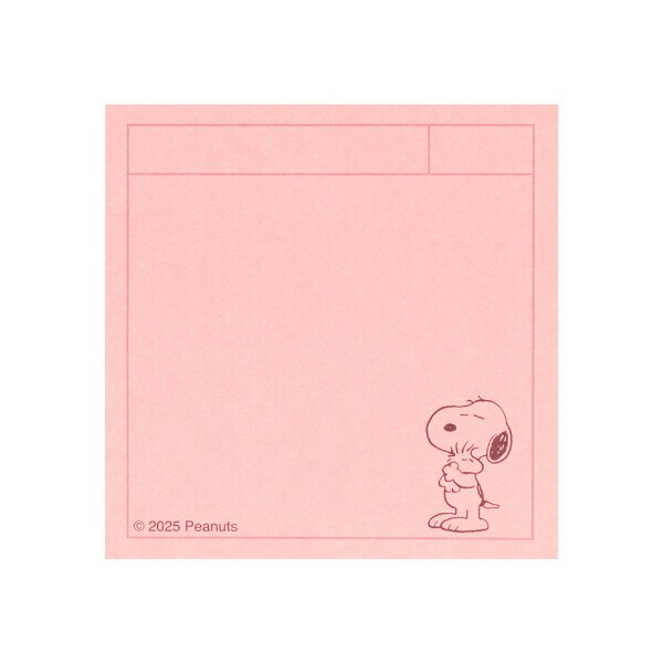 スヌーピー 付箋メモ5Ｃ NLC 文具 日本製 SNOOPY
