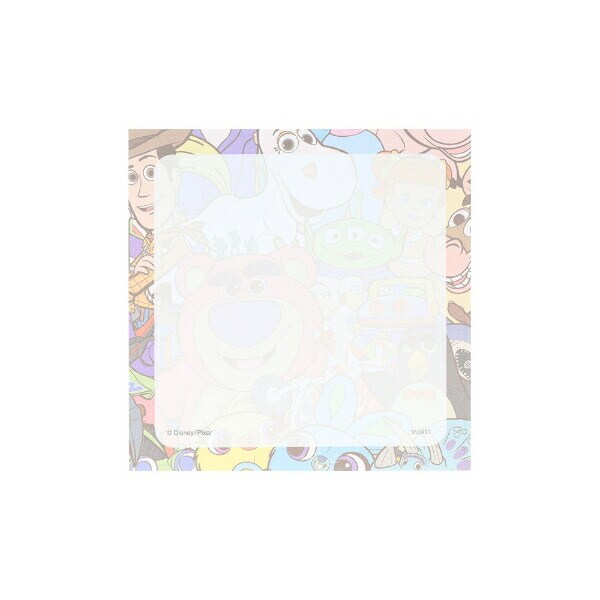 ディズニー トイストーリー 30th スクエアメモ 集合 文具 日本製 Disney