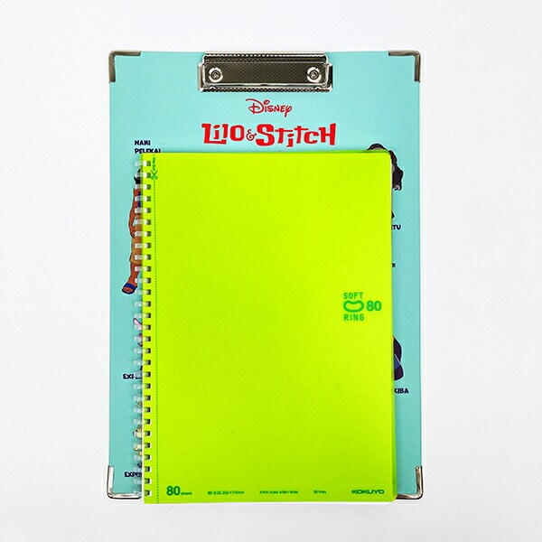 ディズニー リロ＆スティッチ 相関図 クリップボードA4 ブルー 文具 Disney