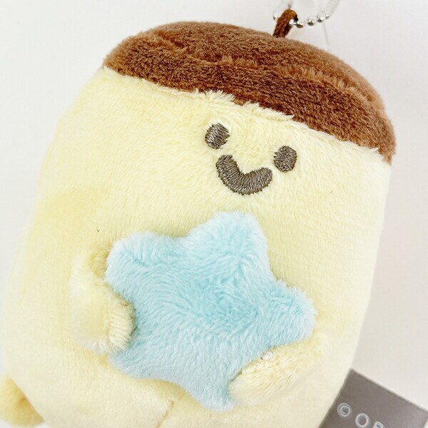 お文具といっしょ プリンさん ふわふわナイト ぬいぐるみキーホルダー
