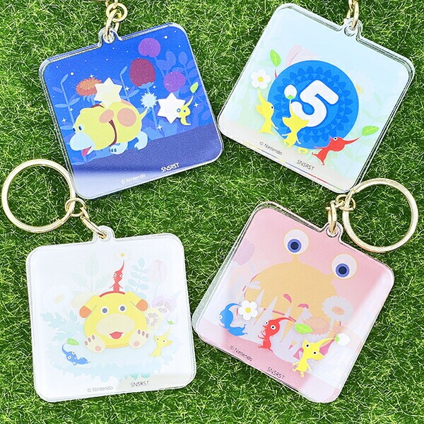 ピクミン レイヤーアクリルキーホルダー あさ 日本製