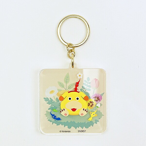 ピクミン レイヤーアクリルキーホルダー あつまれ 日本製