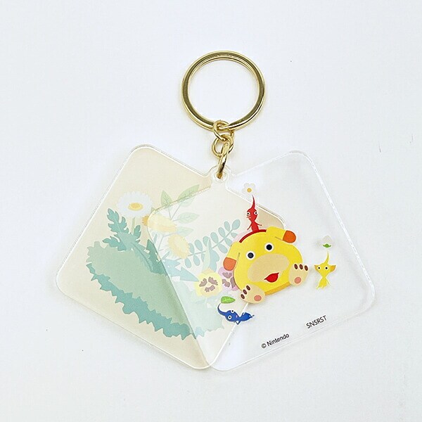 ピクミン レイヤーアクリルキーホルダー あつまれ 日本製