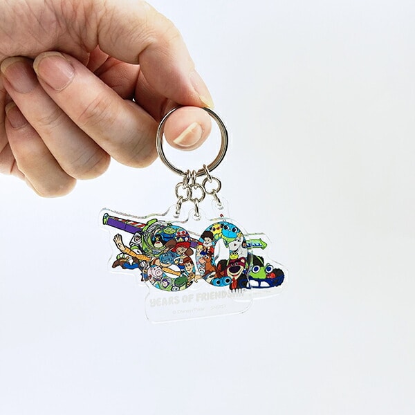 ディズニー トイストーリー 30th ウッディ＆バズ 3連アクリルキーホルダー 日本製 Disney
