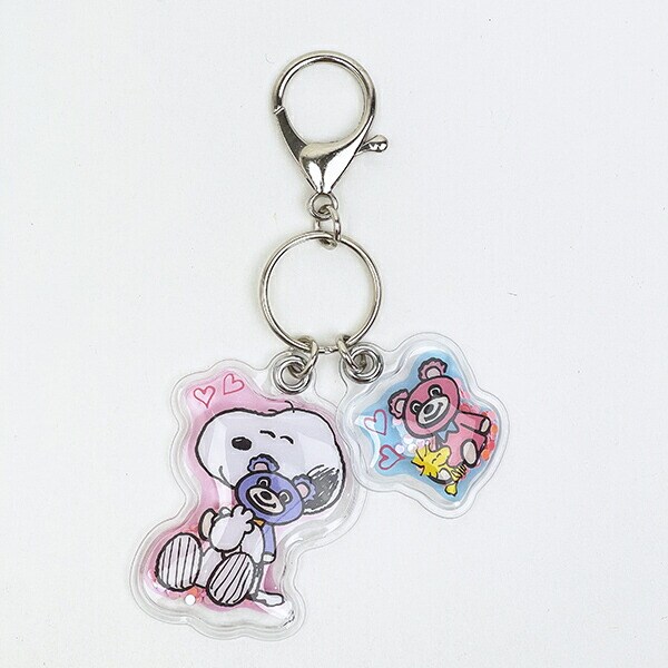 スヌーピー 2連エアキーホルダー （パステル） SNOOPY