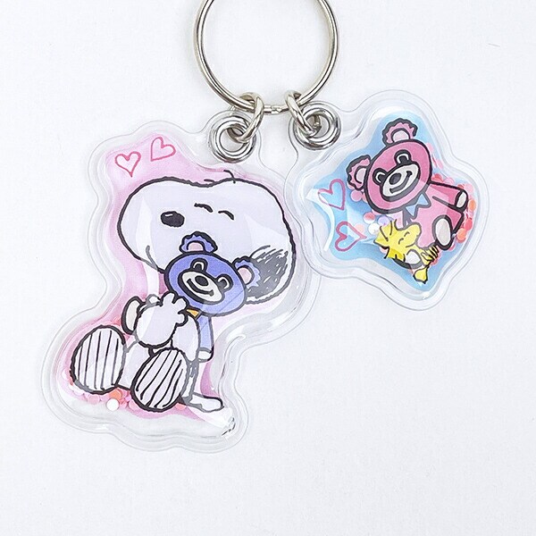 スヌーピー 2連エアキーホルダー （パステル） SNOOPY