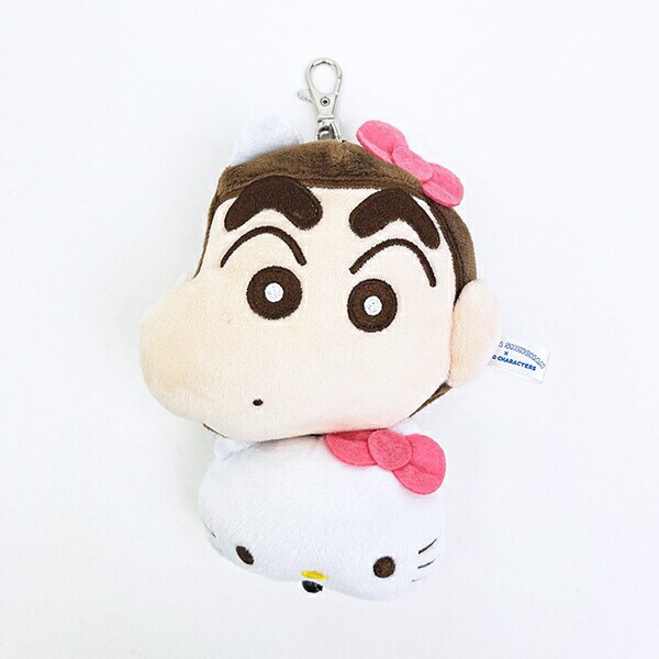サンリオ ハローキティ × クレヨンしんちゃん リール付きマスコット キーホルダー sanrio