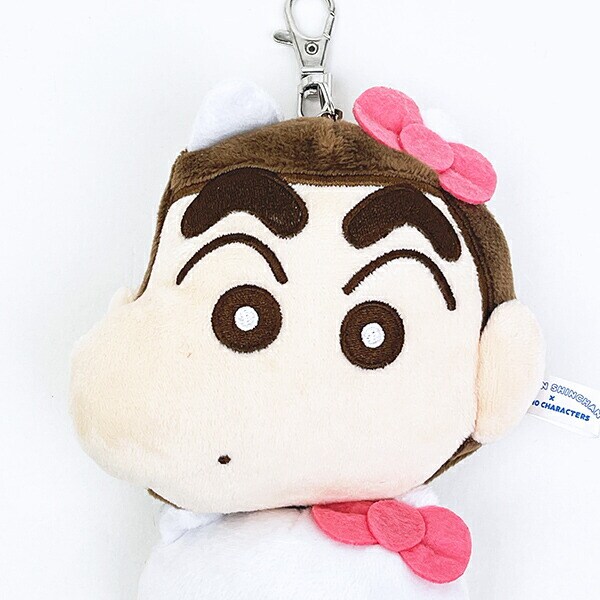 サンリオ ハローキティ × クレヨンしんちゃん リール付きマスコット キーホルダー sanrio