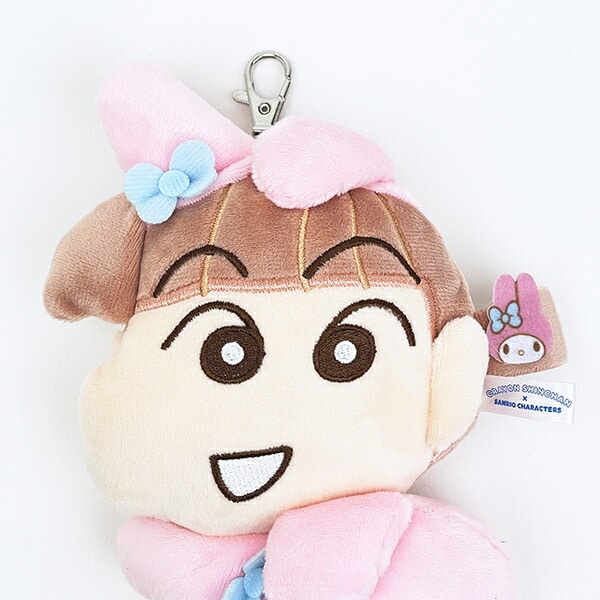 サンリオ マイメロディ × クレヨンしんちゃん ネネちゃん リール付きマスコット キーホルダー sanrio