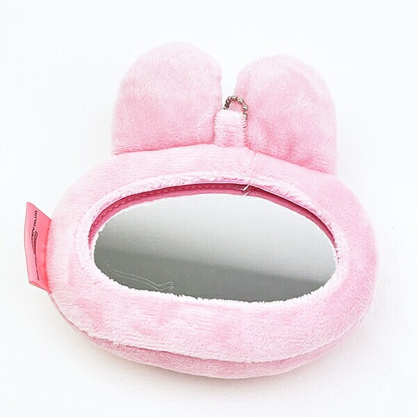 おぱんちゅうさぎ ぬいぐるみミラーキーホルダー おかお