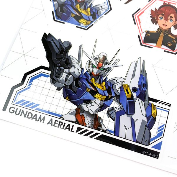 機動戦士ガンダム 水星の魔女 貼って剥がせる ステッカー スレッタマーキュリー シール デコ