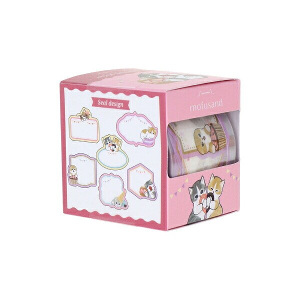 モフサンド ロールデコレーションシール ラベル 文具 mofusand