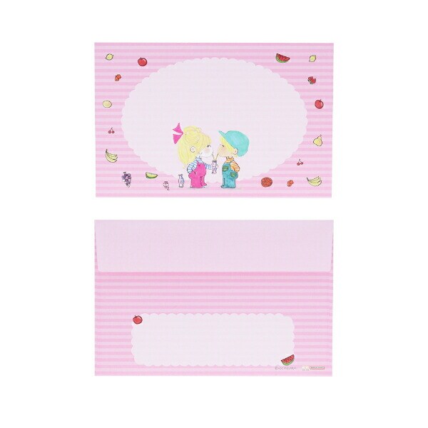 水森亜土 8柄レターセット(ピンク) 文具 日本製 亜土ちゃん