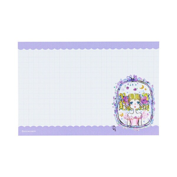 水森亜土 8柄レターセット(ピンク) 文具 日本製 亜土ちゃん