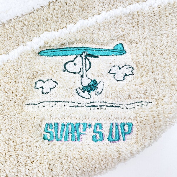 スヌーピー トイレ兼用フタカバー サーフ ベージュ トイレ用品 SNOOPY