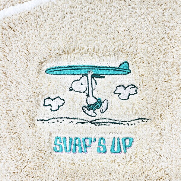 スヌーピー トイレマット サーフ ベージュ トイレ用品 SNOOPY