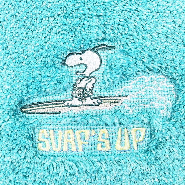 スヌーピー トイレマット サーフ ターコイズブルー トイレ用品 SNOOPY