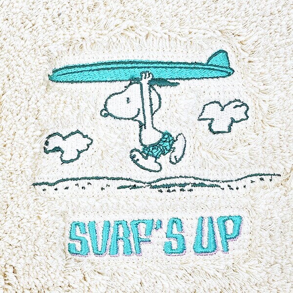 スヌーピー バスマット サーフ ベージュ バス用品 SNOOPY