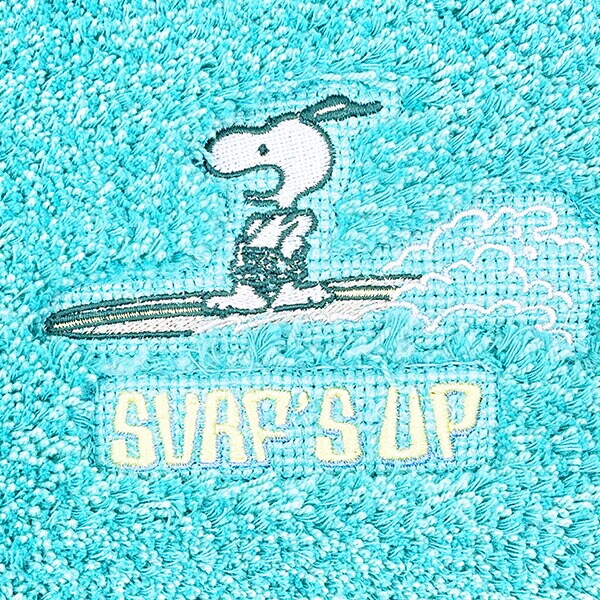 スヌーピー バスマット サーフ ターコイズブルー バス用品 SNOOPY