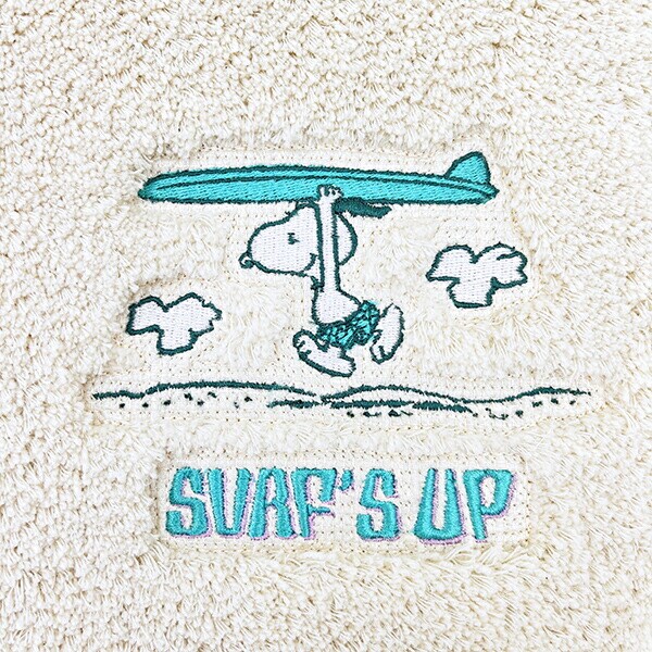 スヌーピー アクセントマット サーフ ベージュ ルームマット SNOOPY