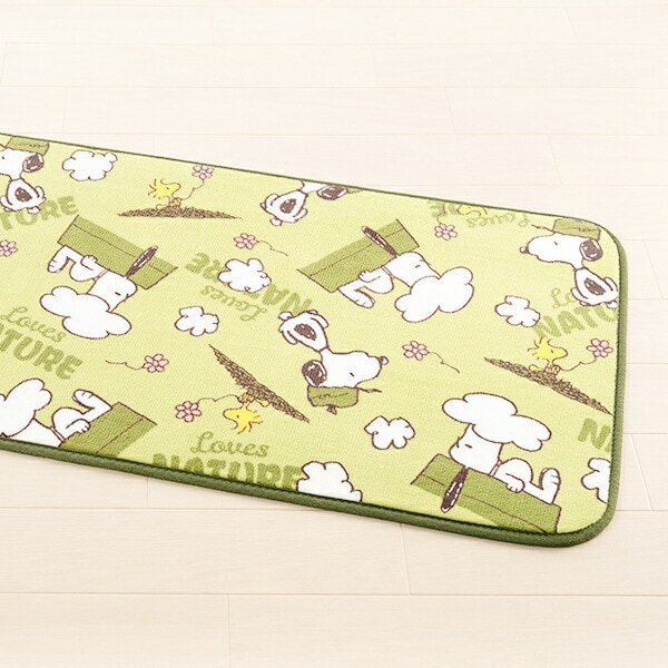 スヌーピー ラグマット【45cm×90cm】 ウェザー インテリア SNOOPY