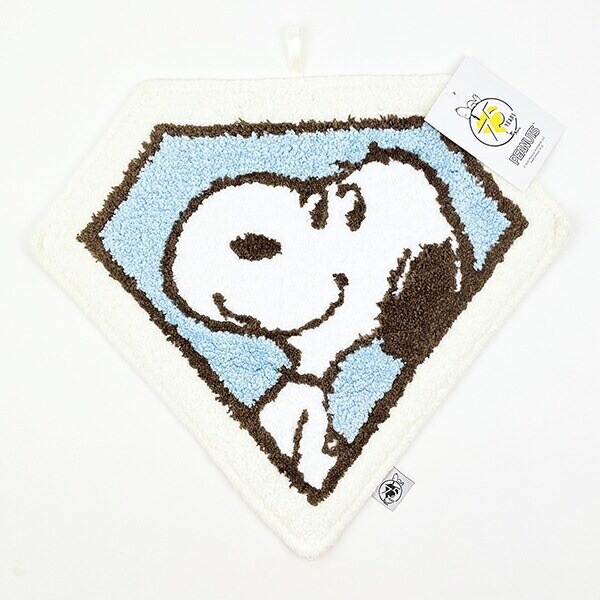 スヌーピー ダイヤモンド アクセントマット ブルー PEANUTS 75th SNOOPY