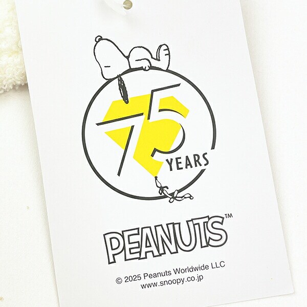 スヌーピー ダイヤモンド アクセントマット ブルー PEANUTS 75th SNOOPY