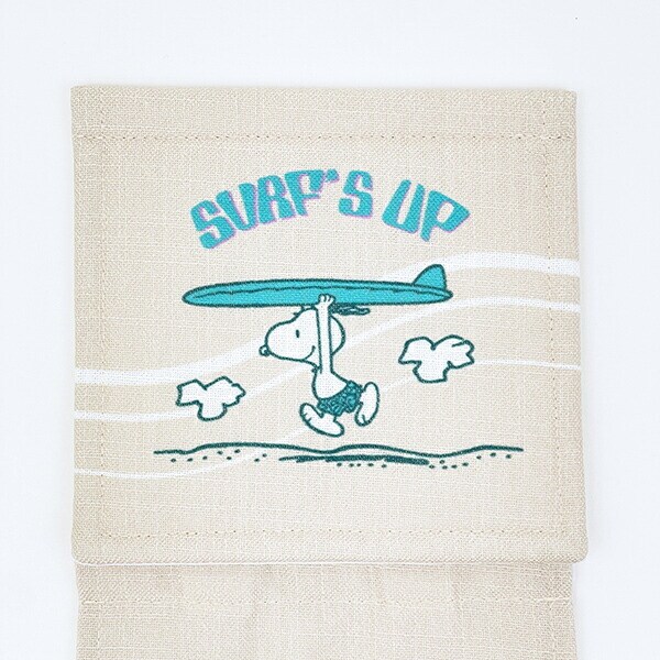スヌーピー ペーパーホルダーカバー サーフ ベージュ SNOOPY