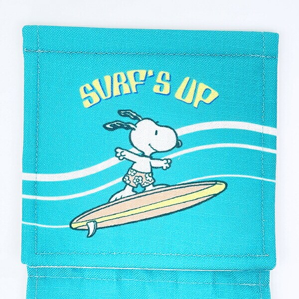 スヌーピー ペーパーホルダーカバー サーフ ターコイズブルー SNOOPY